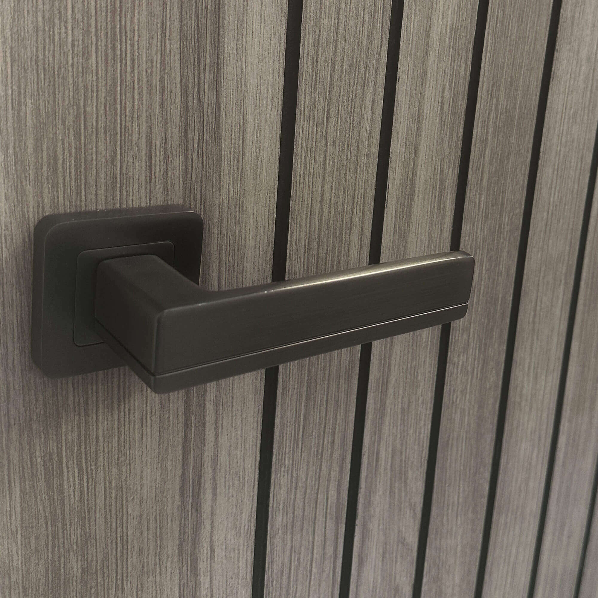 Hermes Matt Satin Black Square Rose Handle - Image 3