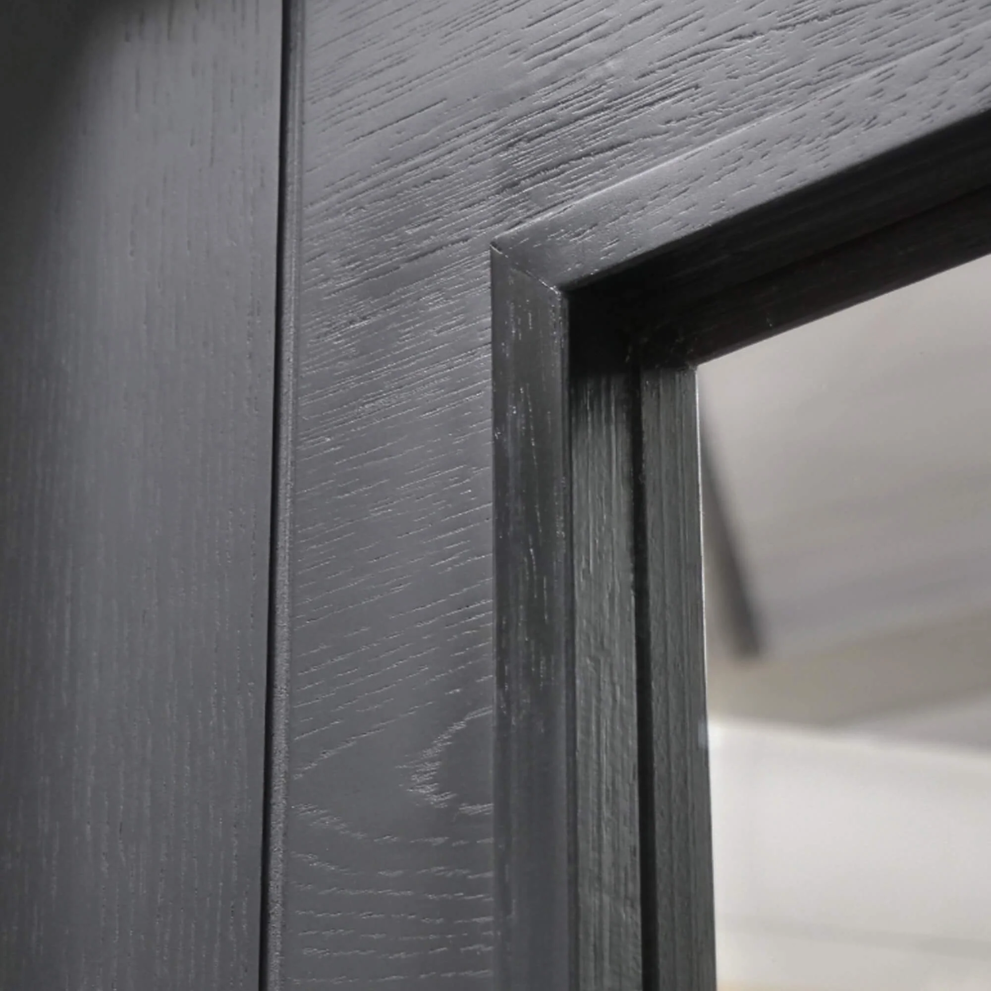 Iseo Black Primer Plus 1 Lite Pre-Glazed Door (35mm) - Image 3