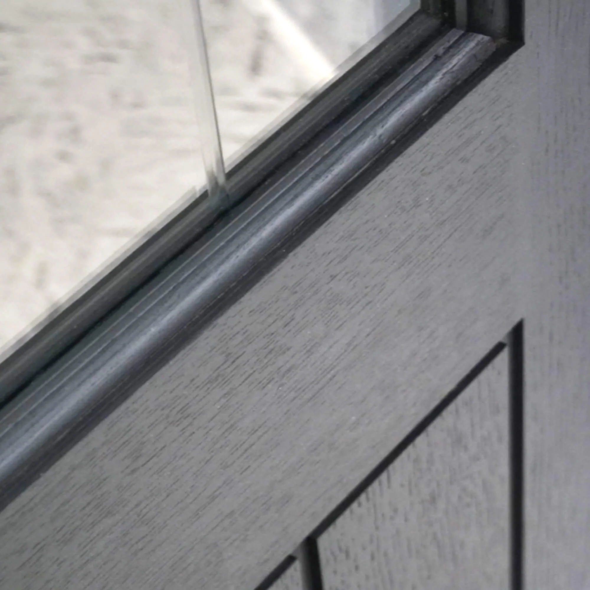 Mexicano Black Primer Plus 1 Lite Diamond Cut Pre-Glazed Door (35mm) - Image 3