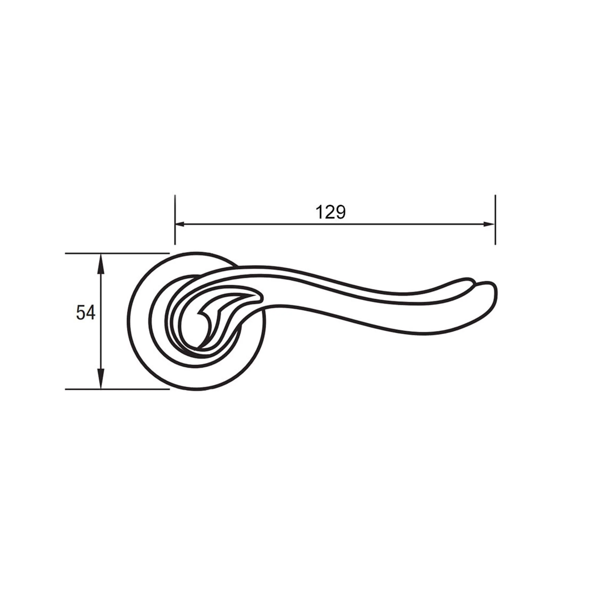 Monet Black Nickel & Nickel Brushed Handle - Image 3