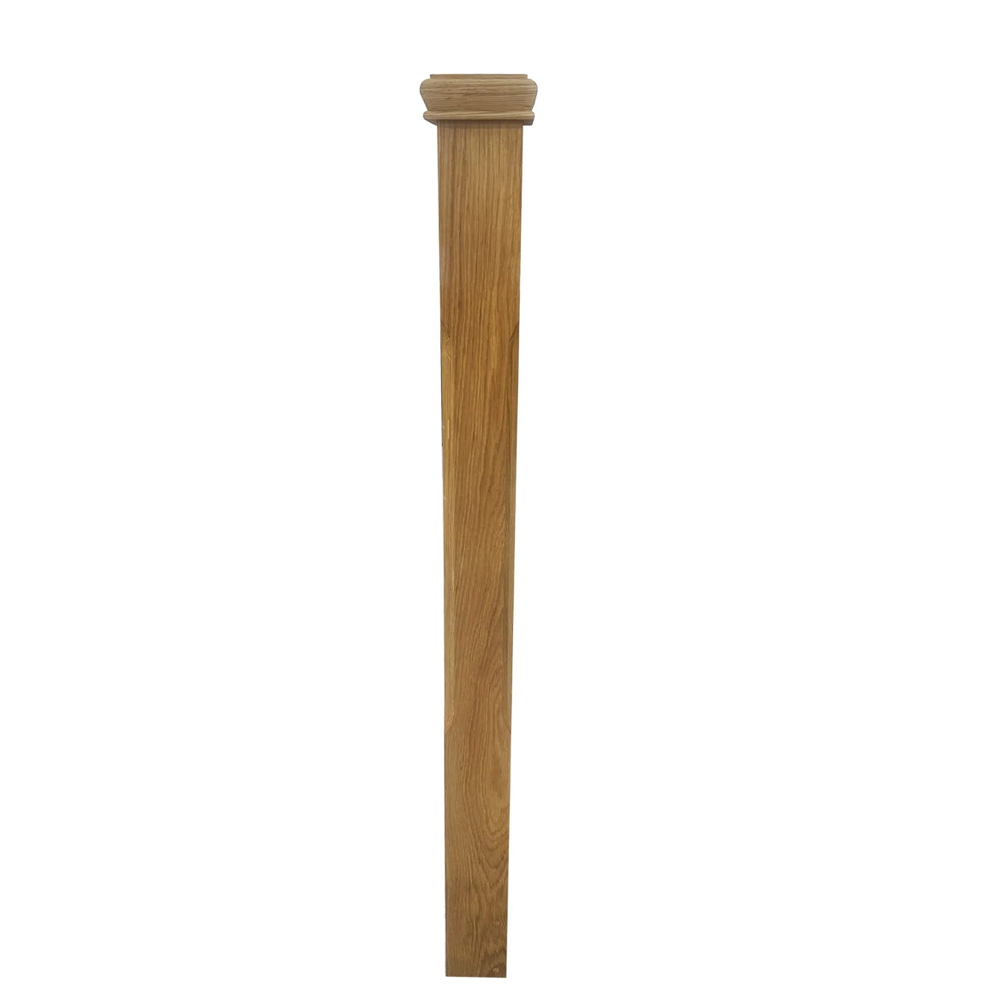 Oak Chamfered Newel Post - Image 3
