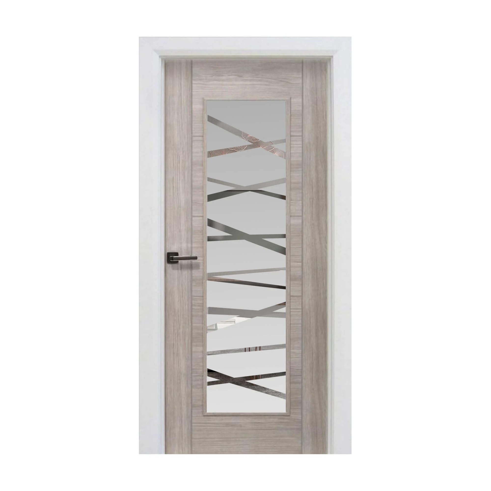 Tigris Stone Grey 1 Lite Unglazed Laminate Door (40mm) - Image 11