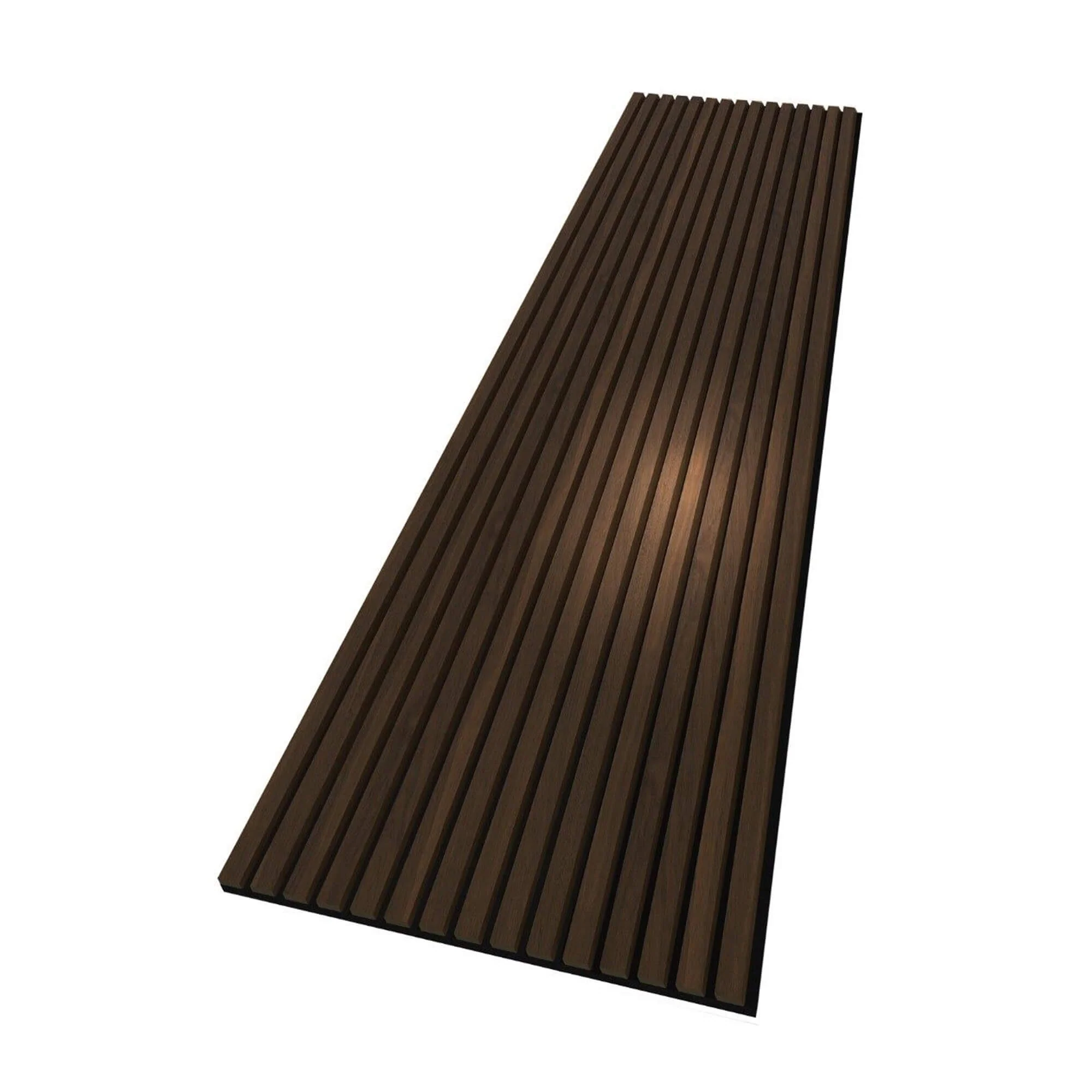 Walnut Acoustic Slatwall Panel - Image 3